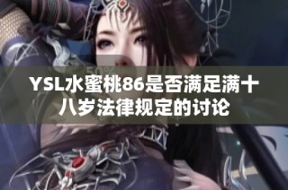 YSL水蜜桃86是否满足满十八岁法律规定的讨论