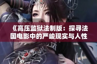 《高压监狱法制版：探寻法国电影中的严峻现实与人性困境》