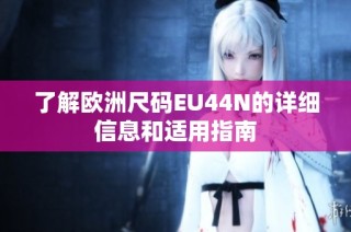 了解欧洲尺码EU44N的详细信息和适用指南