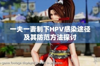 一夫一妻制下HPV感染途径及其防范方法探讨