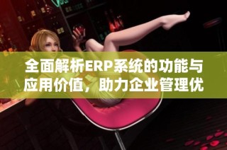 全面解析ERP系统的功能与应用价值，助力企业管理优化