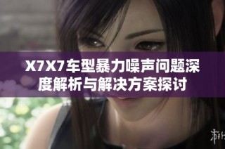 X7X7车型暴力噪声问题深度解析与解决方案探讨