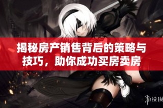 揭秘房产销售背后的策略与技巧，助你成功买房卖房