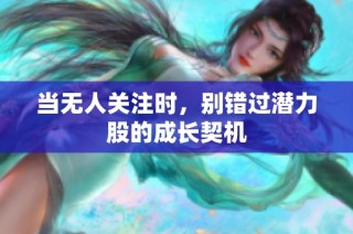 当无人关注时，别错过潜力股的成长契机