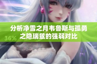 分析净雪之月韦鲁斯与孤勇之隐瑞兹的强弱对比