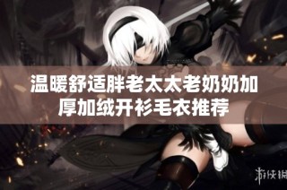 温暖舒适胖老太太老奶奶加厚加绒开衫毛衣推荐
