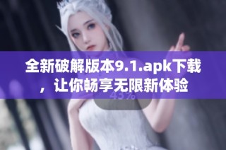 全新破解版本9.1.apk下载，让你畅享无限新体验
