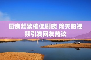 厨房频繁催促刷碗 穆天阳视频引发网友热议