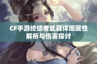 CF手游终结者武器详细属性解析与伤害探讨