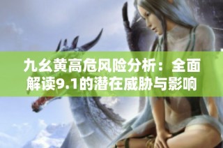 九幺黄高危风险分析：全面解读9.1的潜在威胁与影响