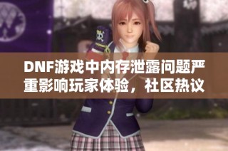 DNF游戏中内存泄露问题严重影响玩家体验，社区热议。