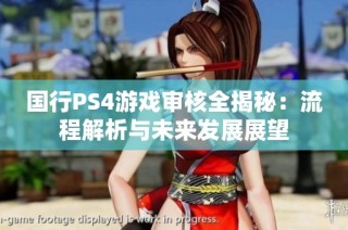 国行PS4游戏审核全揭秘：流程解析与未来发展展望
