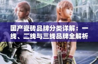 国产瓷砖品牌分类详解：一线、二线与三线品牌全解析