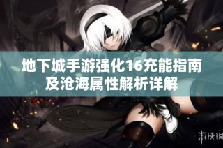 地下城手游强化16充能指南及沧海属性解析详解