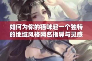 如何为你的猫咪起一个独特的地域风格网名指导与灵感