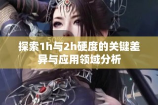 探索1h与2h硬度的关键差异与应用领域分析