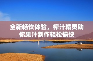 全新畅饮体验，榨汁精灵助你果汁制作轻松愉快