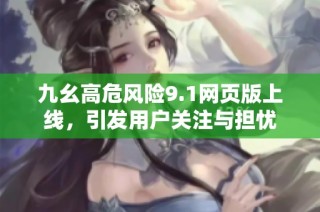 九幺高危风险9.1网页版上线，引发用户关注与担忧