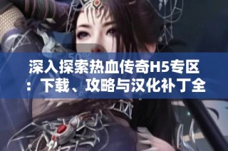 深入探索热血传奇H5专区：下载、攻略与汉化补丁全指南