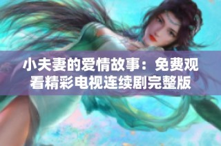 小夫妻的爱情故事：免费观看精彩电视连续剧完整版