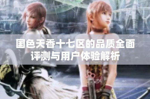 国色天香十七区的品质全面评测与用户体验解析