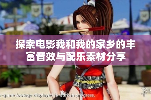 探索电影我和我的家乡的丰富音效与配乐素材分享