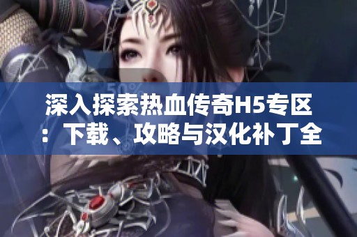 深入探索热血传奇H5专区：下载、攻略与汉化补丁全指南