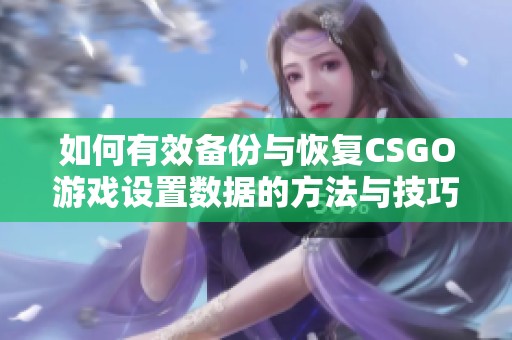 如何有效备份与恢复CSGO游戏设置数据的方法与技巧