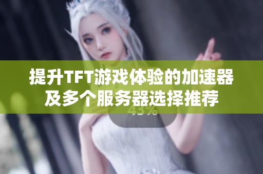 提升TFT游戏体验的加速器及多个服务器选择推荐