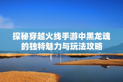 探秘穿越火线手游中黑龙魂的独特魅力与玩法攻略