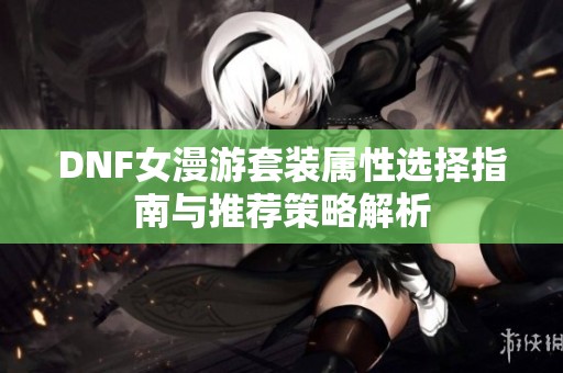 DNF女漫游套装属性选择指南与推荐策略解析
