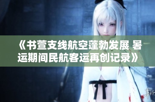 《书萱支线航空蓬勃发展 暑运期间民航客运再创记录》