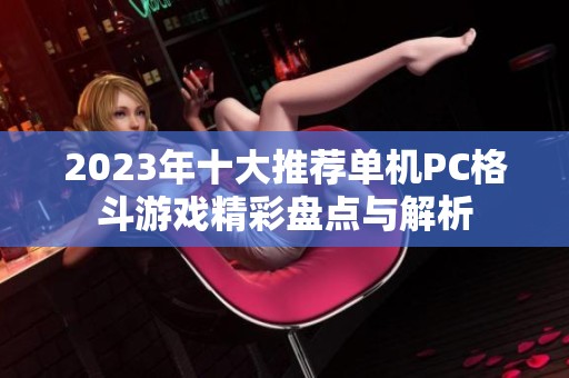 2023年十大推荐单机PC格斗游戏精彩盘点与解析