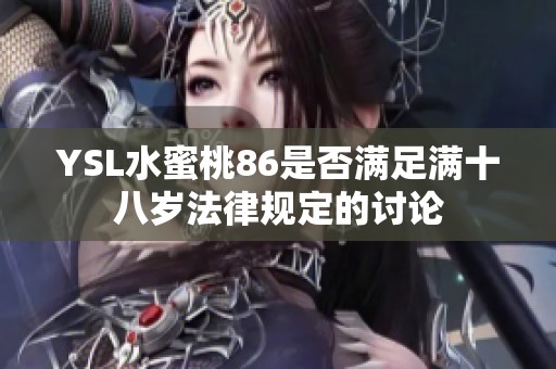 YSL水蜜桃86是否满足满十八岁法律规定的讨论