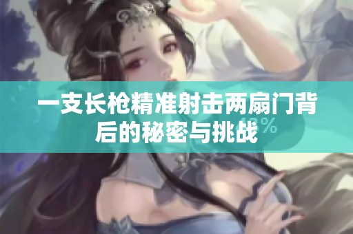 一支长枪精准射击两扇门背后的秘密与挑战