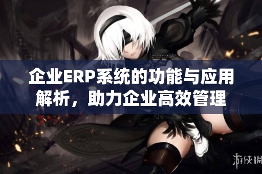 企业ERP系统的功能与应用解析，助力企业高效管理