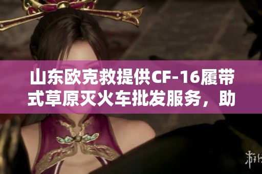 山东欧克救提供CF-16履带式草原灭火车批发服务，助力消防安全