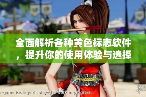 全面解析各种黄色标志软件，提升你的使用体验与选择指南