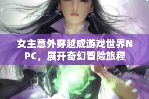 女主意外穿越成游戏世界NPC，展开奇幻冒险旅程