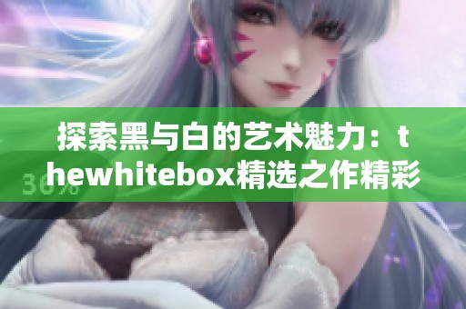 探索黑与白的艺术魅力：thewhitebox精选之作精彩呈现