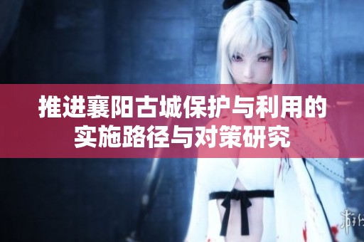 推进襄阳古城保护与利用的实施路径与对策研究