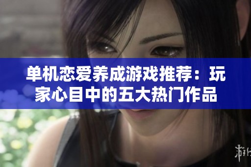 单机恋爱养成游戏推荐：玩家心目中的五大热门作品