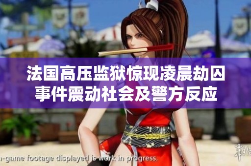 法国高压监狱惊现凌晨劫囚事件震动社会及警方反应