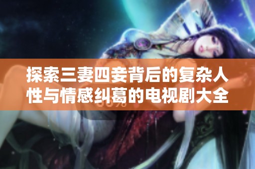 探索三妻四妾背后的复杂人性与情感纠葛的电视剧大全