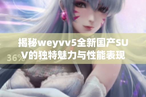 揭秘weyvv5全新国产SUV的独特魅力与性能表现