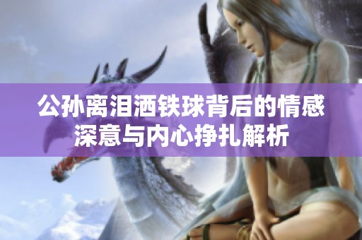 公孙离泪洒铁球背后的情感深意与内心挣扎解析
