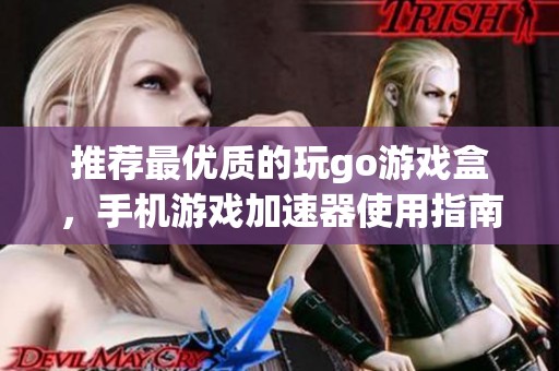 推荐最优质的玩go游戏盒，手机游戏加速器使用指南