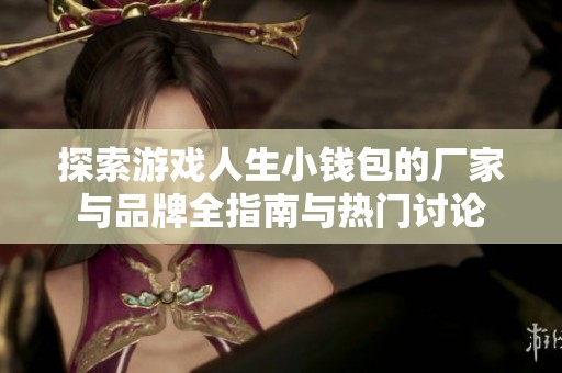 探索游戏人生小钱包的厂家与品牌全指南与热门讨论