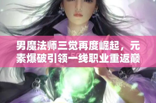 男魔法师三觉再度崛起，元素爆破引领一线职业重返巅峰
