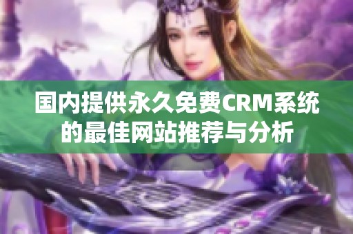 国内提供永久免费CRM系统的最佳网站推荐与分析